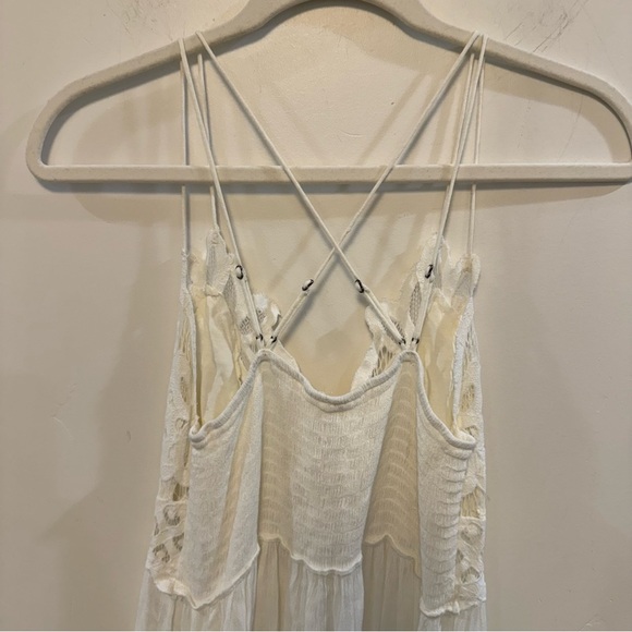 FREE PEOPLE one adelle mini slip dress sz large - Picture 6 of 16